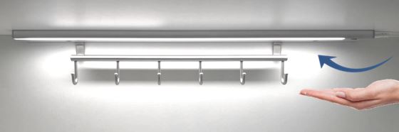 Ultra Thin Hand Sweep Sensing LED Cabinet Light 6